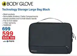 Incredible Connection BODY GLOVE Technology Storage Large Bag Black offer
