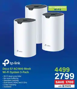 Incredible Connection Tp-link Deco S7 AC1900 Mesh Wi-Fi System offer