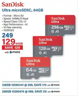 Incredible Connection SanDisk Ultra microSDXC, 64GB offer