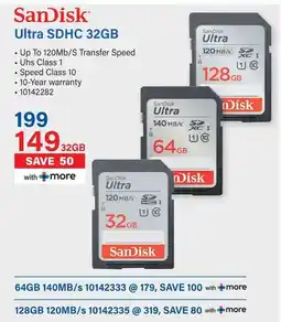 Incredible Connection SanDisk Ultra SDHC 32GB offer