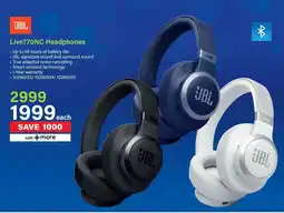 Incredible Connection JBL Live770NC Headphones offer
