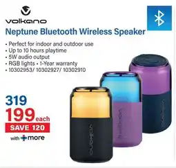 Incredible Connection Volkano Neptune Bluetooth Wireless Speaker offer