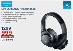 Incredible Connection Soundcore Life Q20i ANC Headphones offer