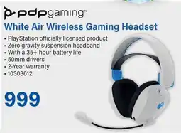 Pdpgaming White Air Wireless Gaming Headset