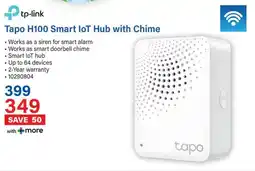Incredible Connection Tp-link Tapo H100 Smart loT Hub with Chime offer