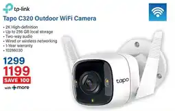 Incredible Connection Tp-link Tapo C320 Outdoor WiFi Camera offer