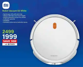 Incredible Connection Robot Vacuum E5 White offer