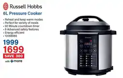 Incredible Connection Russell Hobbs Pressure Cooker offer