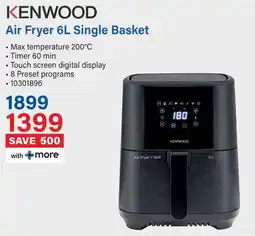 Incredible Connection KENWOOD Air Fryer Single Basket offer