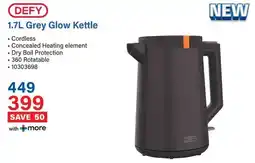 Incredible Connection DEFY Grey Glow Kettle offer