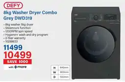 Incredible Connection DEFY Washer Dryer Combo Grey DWD319 offer