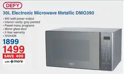 Incredible Connection DEFY Electronic Microwave Metallic DMO390 offer