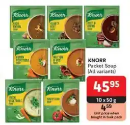 Makro KNORR Packet Soup offer