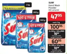 Makro SURF Hand Wash Powder offer