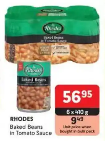 Makro RHODES Baked Beans in Tomato Sauce offer