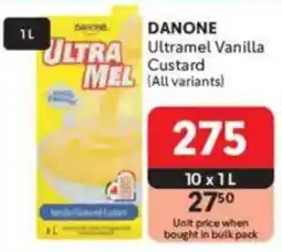 Makro DANONE Ultramel Vanilla Custard offer