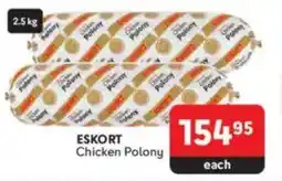 Makro ESKORT Chicken Polony offer
