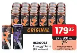 Makro REBOOST Energy Drink offer