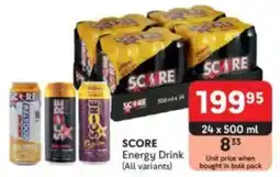 Makro SCORE Energy Drink offer