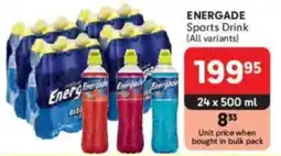 Makro ENERGADE Sports Drink offer