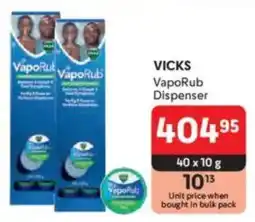 Makro VICKS VapoRub Dispenser offer