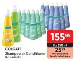 Makro COLGATE Shampoo or Conditioner offer