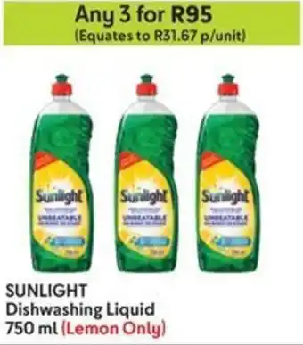 Makro SUNLIGHT Dishwashing Liquid offer