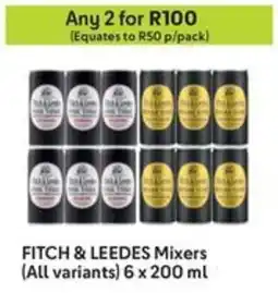 Makro FITCH & LEEDES Mixers offer