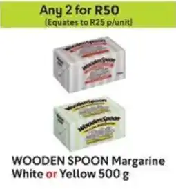 Makro WOODEN SPOON Margarine White or Yellow offer