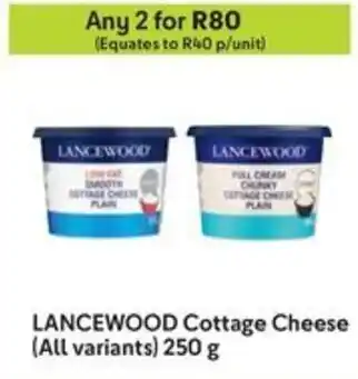 Makro LANCEWOOD Cottage Cheese offer