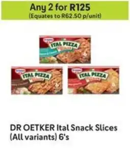 Makro DR OETKER Ital Snack Slices offer
