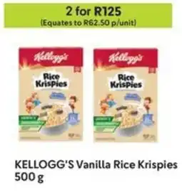 Makro KELLOGG'S Vanilla Rice Krispies offer