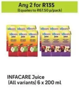 Makro INFACARE Juice offer