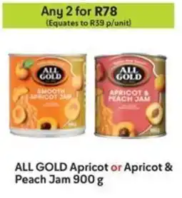 Makro ALL GOLD Apricot or Apricot & Peach Jam offer
