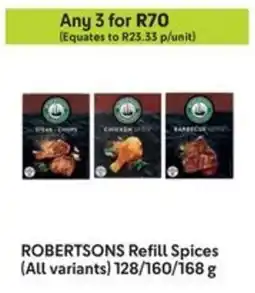 Makro ROBERTSONS Refill Spices offer