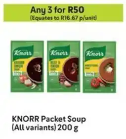 Makro KNORR Packet Soup offer