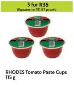 Makro RHODES Tomato Paste Cups offer