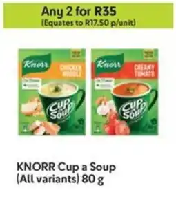 Makro KNORR Cup a Soup offer