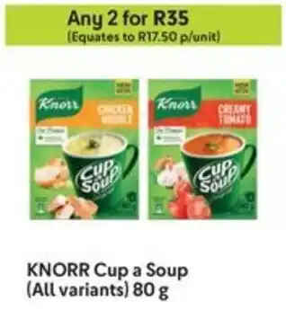 Makro KNORR Cup a Soup offer