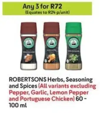 Makro ROBERTSONS Herbs, Seasoning and Spices offer