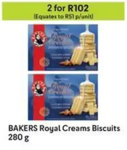 Makro BAKERS Royal Creams Biscuits offer