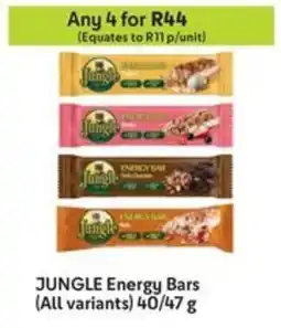Makro JUNGLE Energy Bars offer