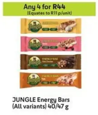 Makro JUNGLE Energy Bars offer