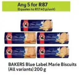 Makro BAKERS Blue Label Marie Biscuits offer