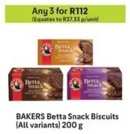 Makro BAKERS Betta Snack Biscuits offer