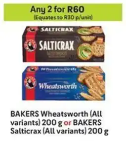 Makro BAKERS Wheatsworth or BAKERS Salticrax offer