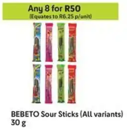 Makro BEBETO Sour Sticks offer