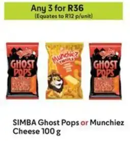 Makro SIMBA Ghost Pops or Munchiez Cheese offer