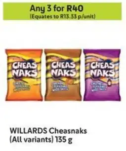 Makro WILLARDS Cheasnaks offer