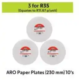 Makro ARO Paper Plates offer